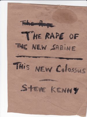 cover image of The Rape of the New Sabine/This New Colossus